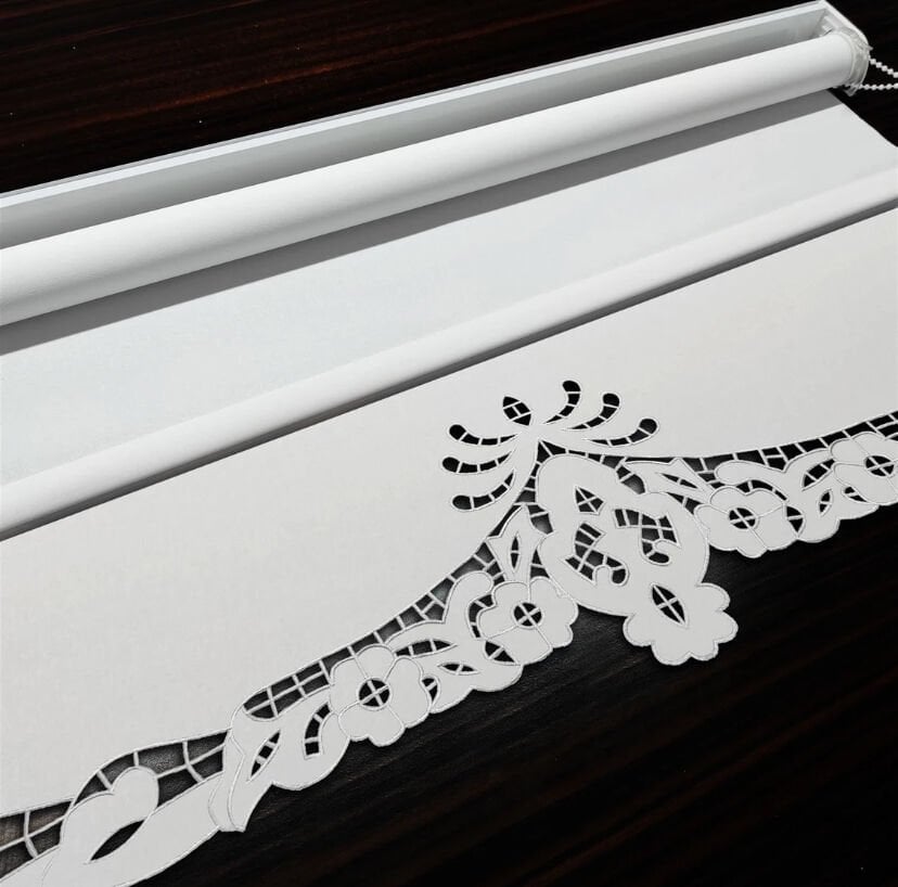 SAFİR MODEL NAKIŞ İŞLEMELİ STOR PERDE