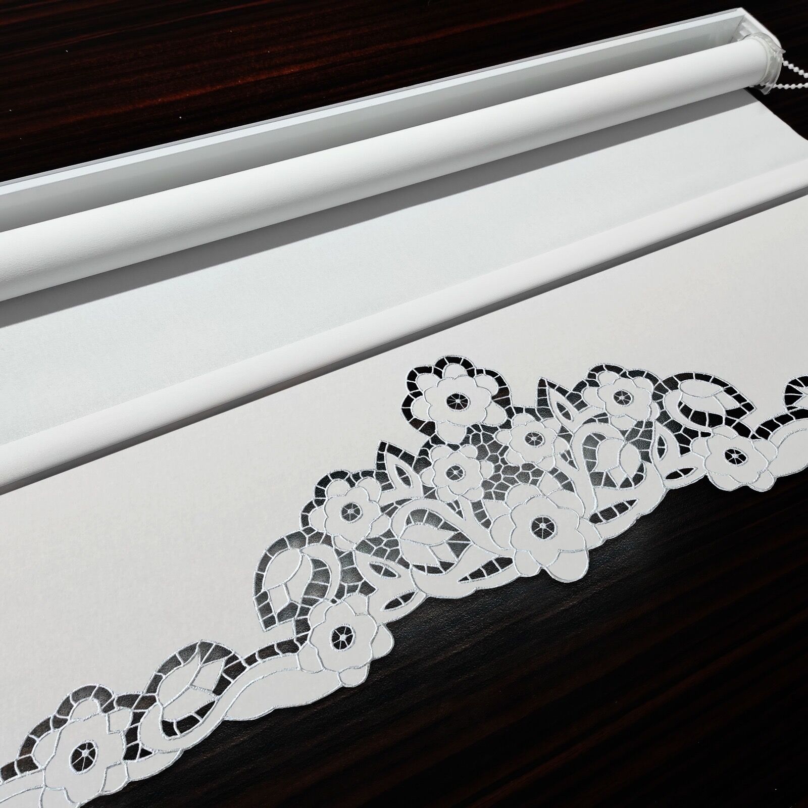 GECE MODEL NAKIŞ İŞLEMELİ STOR PERDE