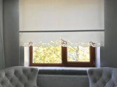 BAHARDALI MODEL NAKIŞ İŞLEMELİ STOR PERDE